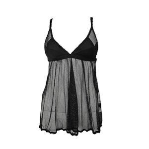 victoria’s secret goth fishnet babydoll cami